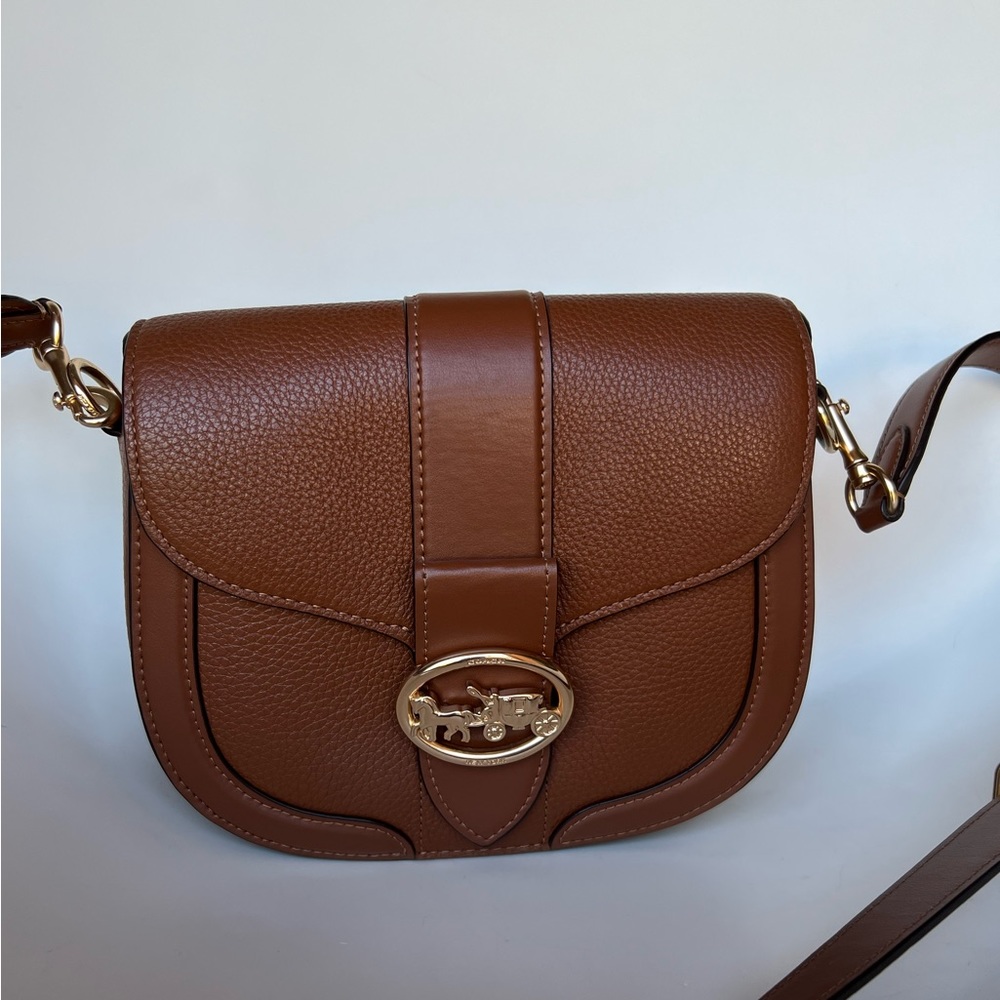 Coach Georgie Saddle Bag in Brown